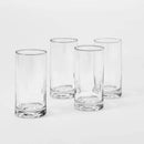 Glass Tall Tumblers - 4-Pack