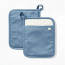 2pk Potholder Blue