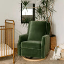 Crewe Recliner and Swivel Glider - Forest Green Velvet
