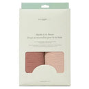 Organic Cotton Muslin Crib Sheets Pack - Gumdrop + Petal