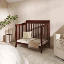 4-in-1 Convertible Mini Crib - Espresso