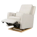 Glider Recliner with Electronic Control and USB - Ivory Boucle