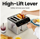 Smart Touch™ 4 Slice Digital Toaster with 6 Touchscreen Shade Settings – Stainless Steel