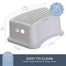 Step Stool for Kids - Non-Slip Base and Contoured Design
