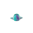 Speedo Kids' Fin - Teal/Purple M: Rubber Swim Fins, Shoe Size 1-2