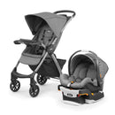 Chicco Mini Bravo Plus Travel System - Slate | Grey Mini Bravo Plus Slate