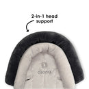 2-in-1 Head Support - Cuddle Soft - Gray