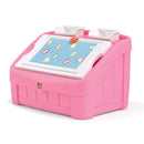 2-in-1 Toy Storage Box & Art Lid - Pink