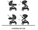 Shyft Intuiti+ Stroller With Green & Gentle Fabric (Agate)