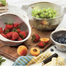3 Piece Stainless Steel Mesh Colander Set - Silver