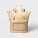 Faux Neoprene Tote Backpack - ™ Tan: Water Repellent Softside