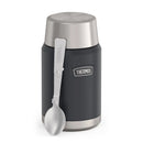 24oz Stainless Steel Food Storage Jar with Spoon - Granite