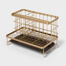 Top of Kitchen Sink Sponge Brush and Caddy Organizer