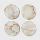Stone Salt Agate Coasters - Set of 4