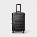Hardside Medium Checked Spinner Suitcase - Black