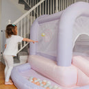 Bounceland Mini Inflatable Bounce House with Ball Pit - Cotton Candy