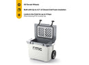 22qt Ultra-Light Wheeled Hard Sided Cooler - White