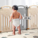 Foldable Baby Playpen - Off-White