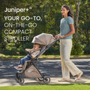 Compact Lightweight Stroller with One-Hand RapidFold - Raven Black
