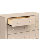 Marisol 6-Drawer Dresser - Taupe/Washed Natural