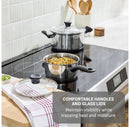 Simply Cook 3.2qt Stainless Steel Sauce Pan with Lid