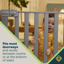 Modern Easy-Install Gate - Silver