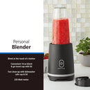 Mainstays Black Single-Serve Blender with Travel Lid, 16 oz