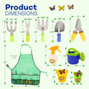 15 Piece Gardening Tools & Wagon Toy Set, Outdoor Toys for Kids