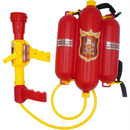 Firefighter Backpack Water Gun Blaster for Kids- Tank With Hose Shooter, Super Water Squirt Suitable for Outdoor Play Boys & Girls, Fireman Pretend Play