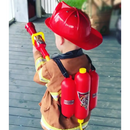 Firefighter Backpack Water Gun Blaster for Kids- Tank With Hose Shooter, Super Water Squirt Suitable for Outdoor Play Boys & Girls, Fireman Pretend Play