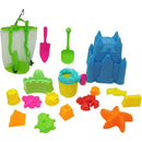 Kids Beach Toys 17 Pcs – Sand Set W/ Bucket & Mesh Bag