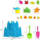 Kids Beach Toys 17 Pcs – Sand Set W/ Bucket & Mesh Bag