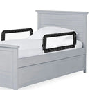 Lightweight Mesh Security Adjustable Bed Rail Double Pack, Black & White