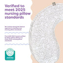 Uplift Nursing Pillow - Cream Retro Squiggles