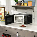 0.7 Cu ft Countertop Microwave Oven, 700 Watts, Black