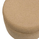 Enoki Storage Ottoman - Sand Boucle