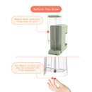 Slim Espresso Machine with 20-Bar Pressure - White Icing