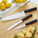 3 Piece Chef Knife Set - Black