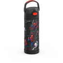 Stainless Steel FUNtainer Water Bottle with Bail Handle - Black
