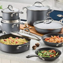 A1 Series with ScratchDefense Cookware Set, 12 Piece, Graphite