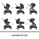Shyft Intuiti Travel System Featuring Revolve180 LiteMax NXT - Fossil Gray