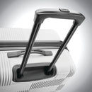 Hardside Large Checked Spinner Suitcase - White