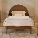 Twin/Full Bed Guardrail - Natural Walnut