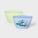 2-Pack Reusable Sandwich Bags - Shark Graphics