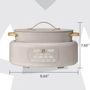 Beautiful 10-in-1 6 Qt Electric Multi-Cooker in Porcini Taupe