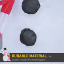 8ft Christmas Inflatables Outdoor Decorations Snowman with North Pole Sign