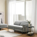 Convertible Sectional Sofa With Reversible Ottoman-4-Seat L-Shaped With 2 USB Ports