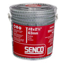 Senco DuraSpin No. 8 Sizes X 2-1/2 in. L Square Square Head Deck Screws 800 pk