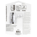 HILLMAN High & Mighty Steel-Plated Gray Hanger Picture Hanger 20 lb 5 pk, Pack of 4