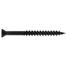 HILLMAN No. 6 X 1-5/8 in. L Square Black Phosphate Fine Trim Screws 75 pk
